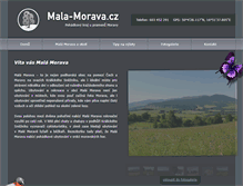 Tablet Screenshot of mala-morava.cz